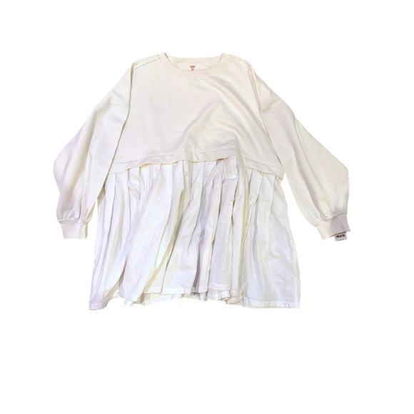 NEW Free People Eleanor Oversized Sweatshirt Tunic Dress - Picture 14 of 15